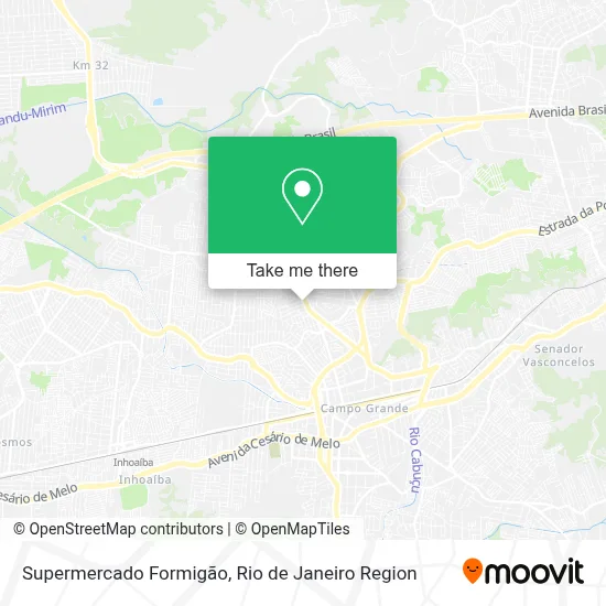 Supermercado Formigão map