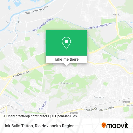 Ink Bulls Tattoo map