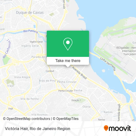 Victória Hair map
