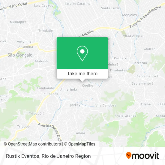 Rustik Eventos map