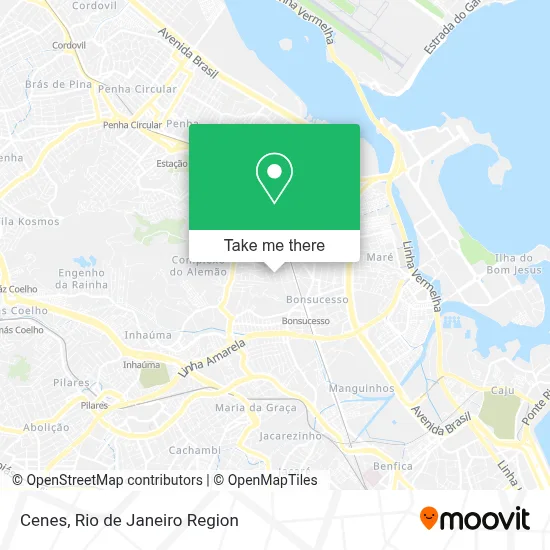 Cenes map