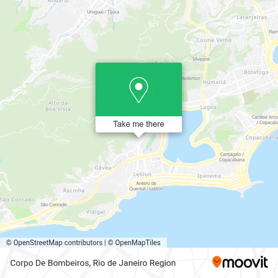 Corpo De Bombeiros map