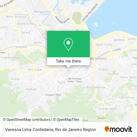 Vanessa Lima Confeitaria map
