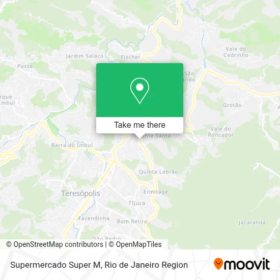 Supermercado Super M map