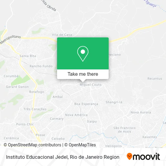 Instituto Educacional Jedel map