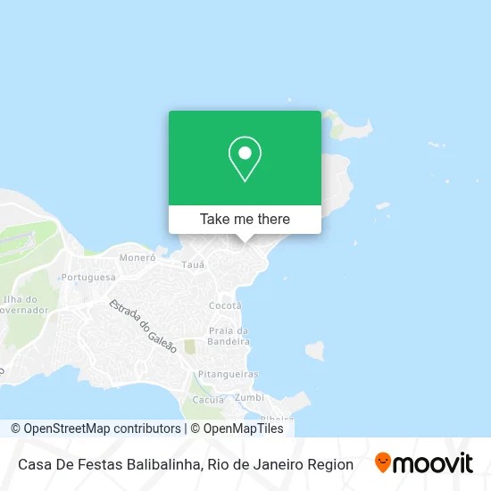 Casa De Festas Balibalinha map