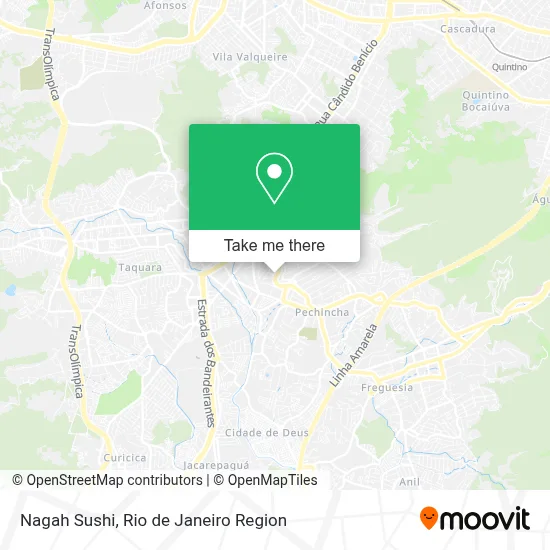 Nagah Sushi map
