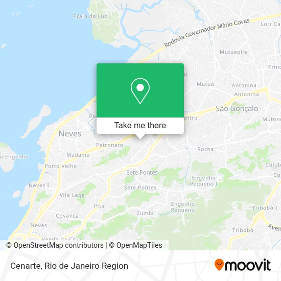 Cenarte map