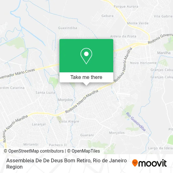 Assembleia De De Deus Bom Retiro map