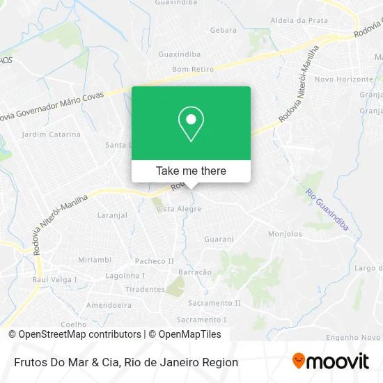 Frutos Do Mar & Cia map