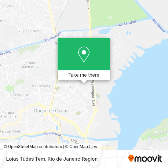 Lojas Tudes Tem map