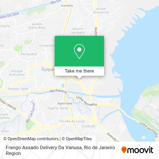Frango Assado Delivery Da Vanusa map
