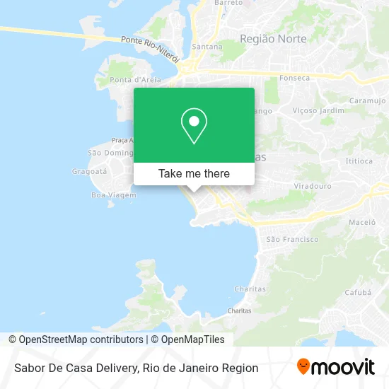 Sabor De Casa Delivery map