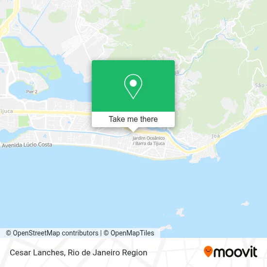 Cesar Lanches map