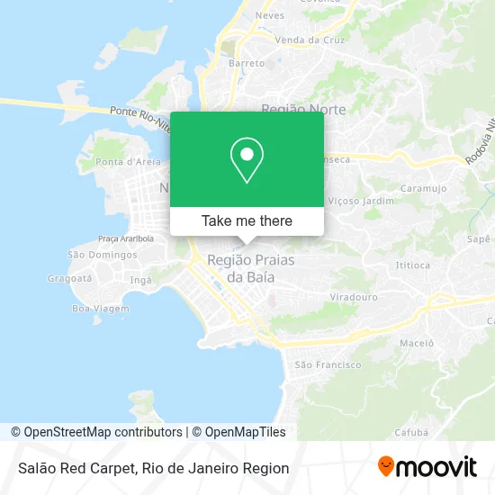 Salão Red Carpet map
