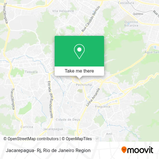 Jacarepagua- Rj map