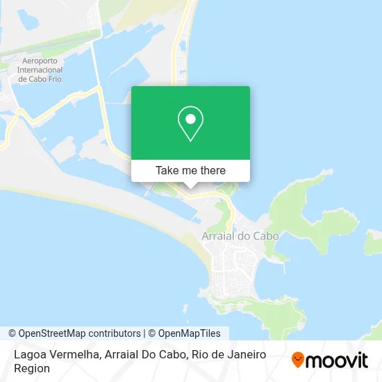 Lagoa Vermelha, Arraial Do Cabo map