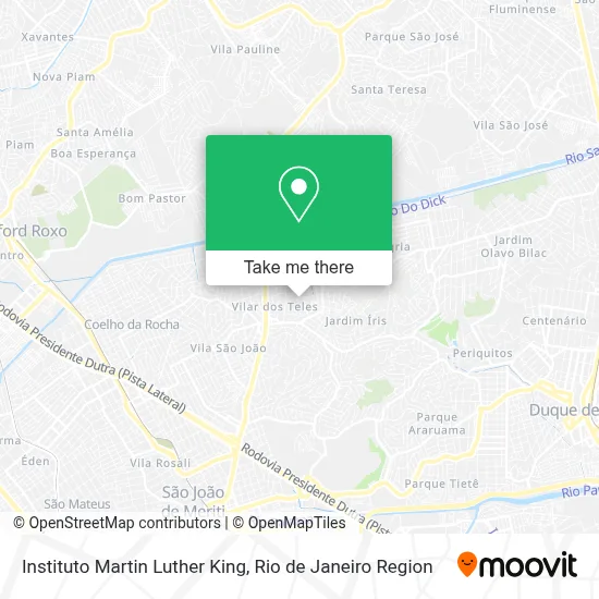Instituto Martin Luther King map