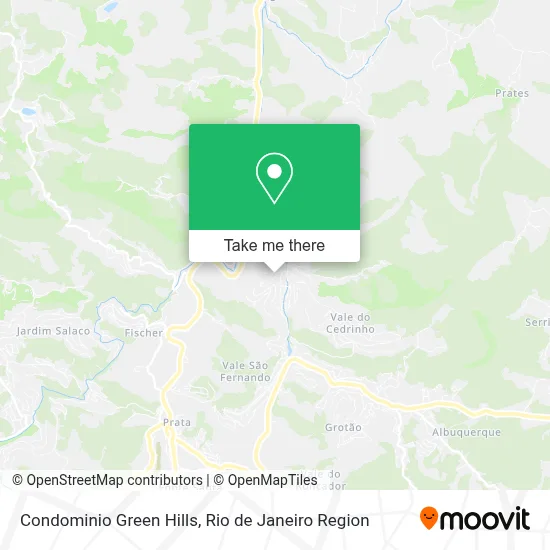 Condominio Green Hills map