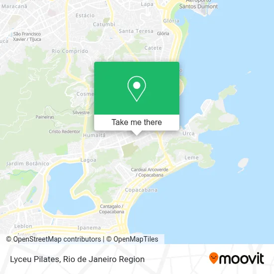 Lyceu Pilates map