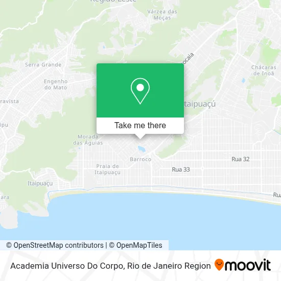 Academia Universo Do Corpo map