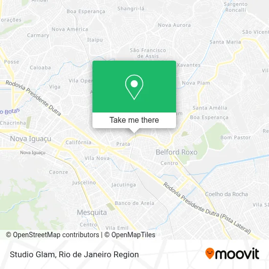 Studio Glam map