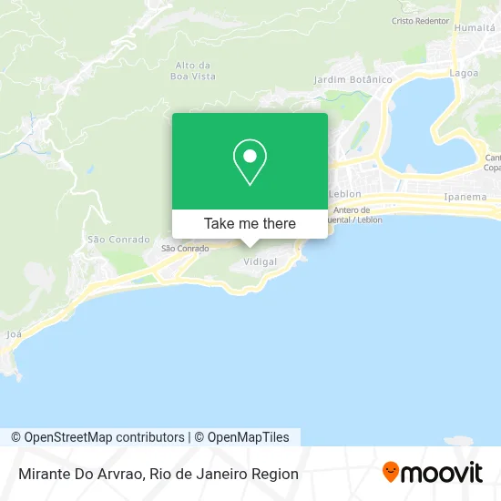 Mirante Do Arvrao map