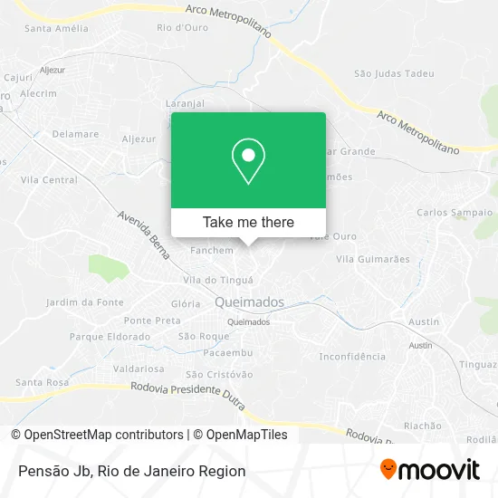 Pensão Jb map