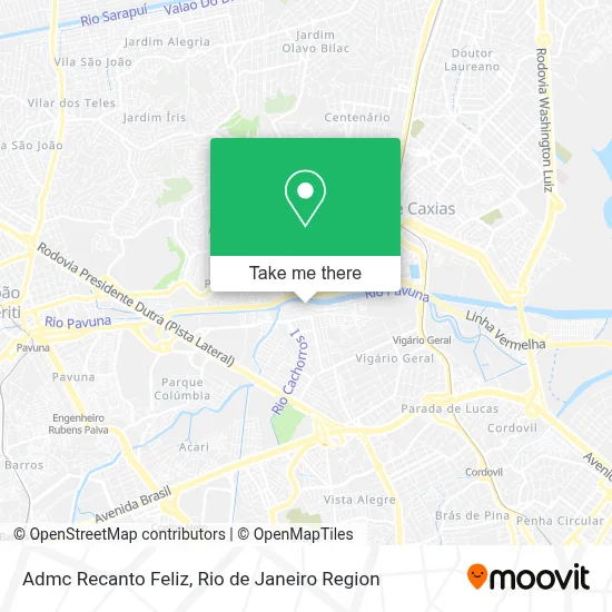 Admc Recanto Feliz map
