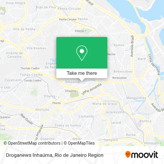 Droganews Inhaúma map