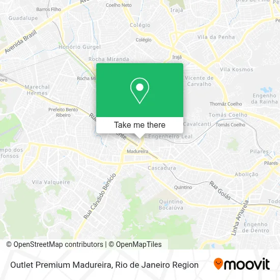 Outlet Premium Madureira map