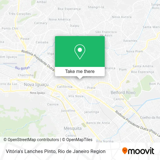 Vitória's Lanches Pinto map
