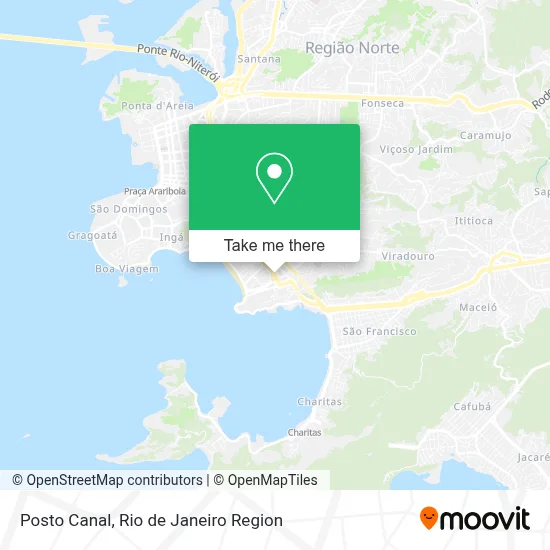 Posto Canal map