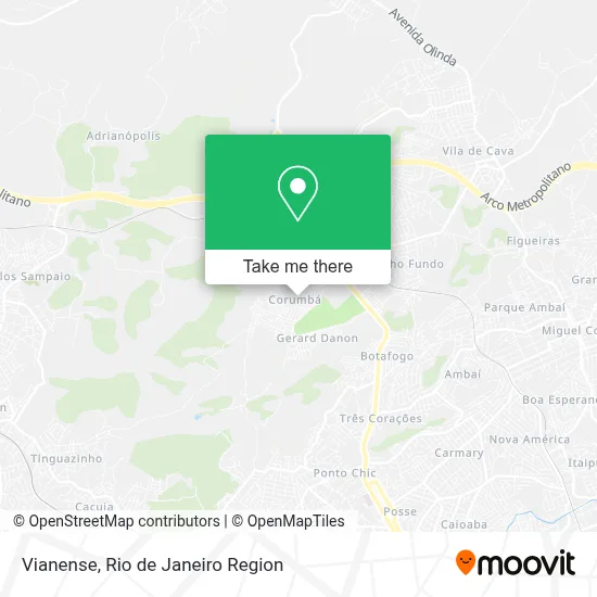 Vianense map