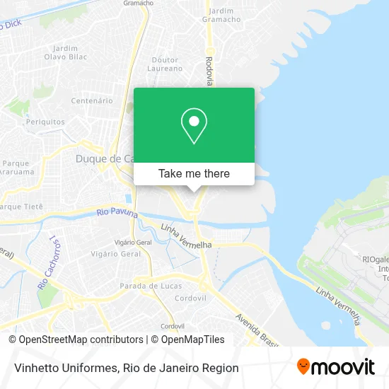 Vinhetto Uniformes map
