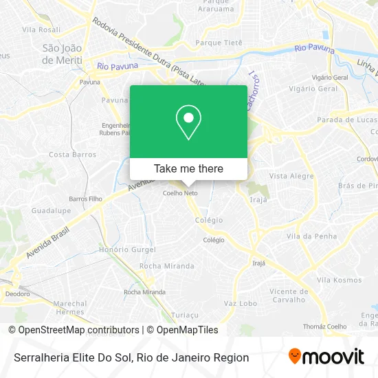 Serralheria Elite Do Sol map