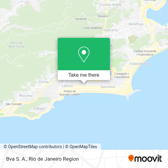 Bva S. A. map