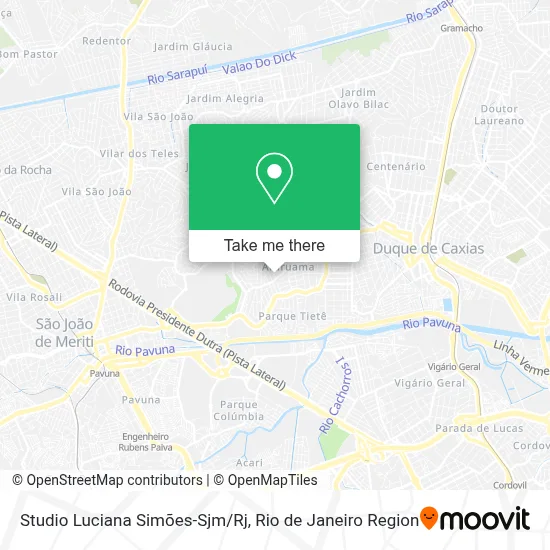Studio Luciana Simões-Sjm/Rj map