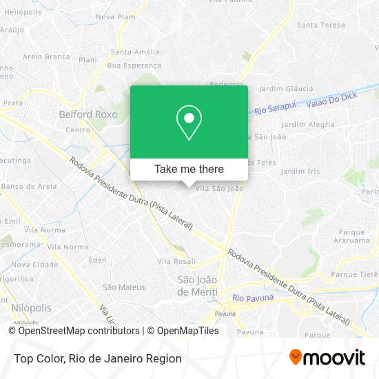 Top Color map