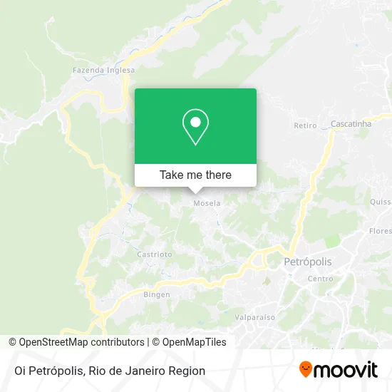 Oi Petrópolis map