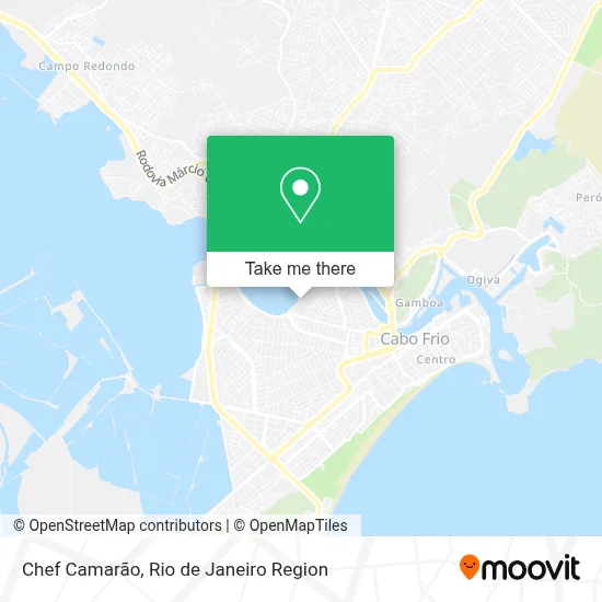 Chef Camarão map