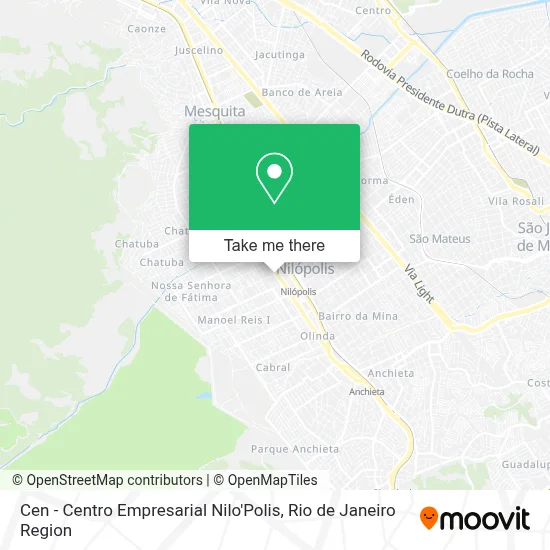 Cen - Centro Empresarial Nilo'Polis map