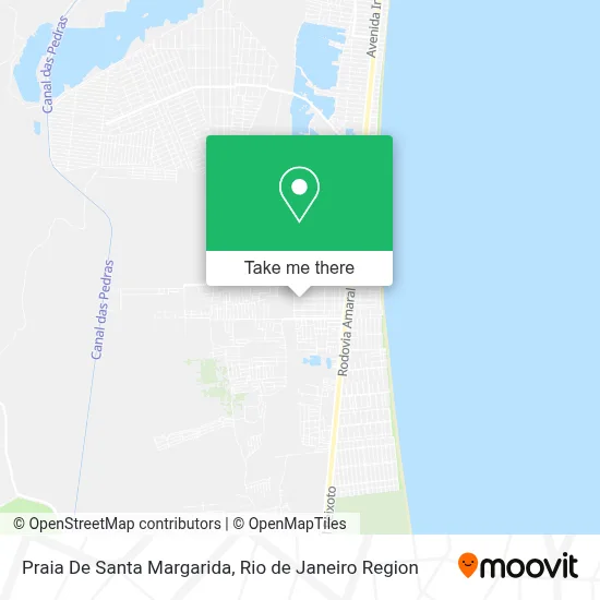 Praia De Santa Margarida map