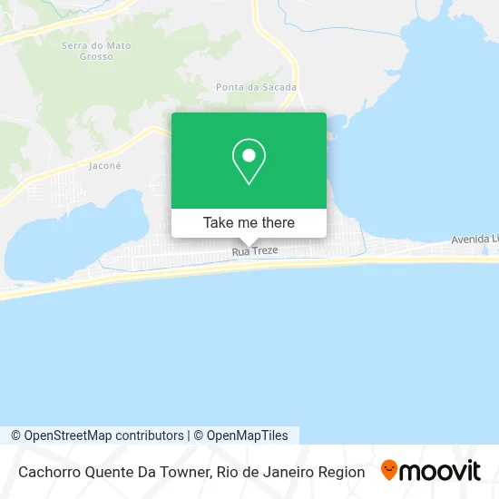 Cachorro Quente Da Towner map