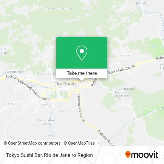 Tokyo Sushi Bar map