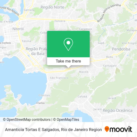 Amanticia Tortas E Salgados map