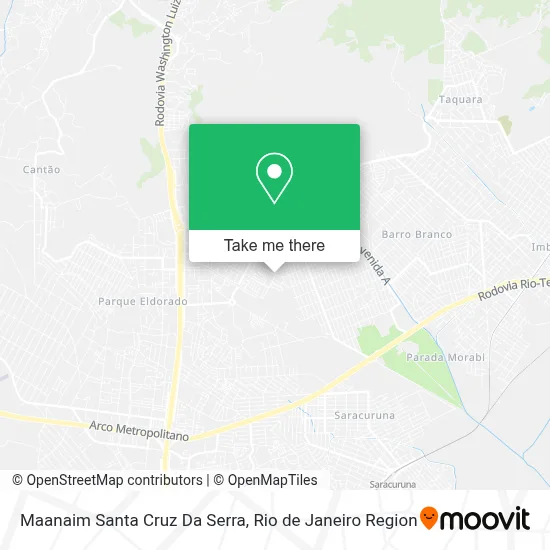 Maanaim Santa Cruz Da Serra map