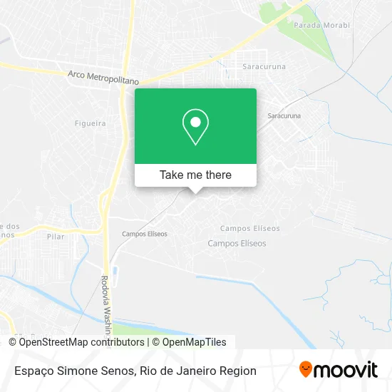 Espaço Simone Senos map