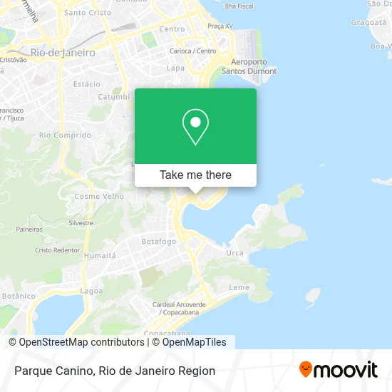 Parque Canino map