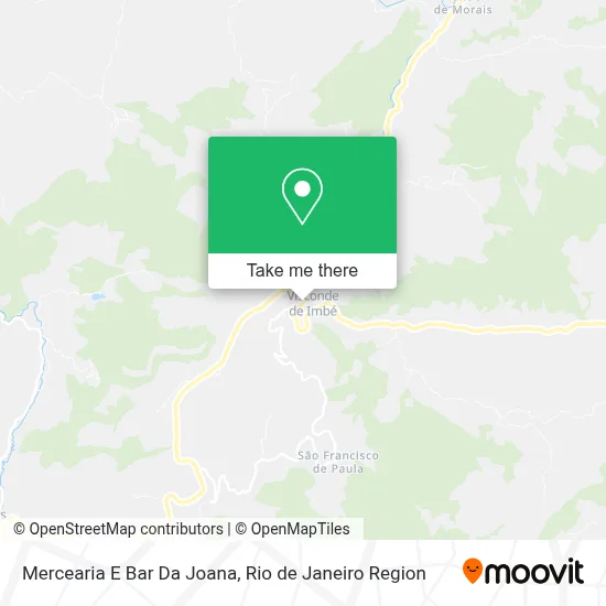 Mercearia E Bar Da Joana map